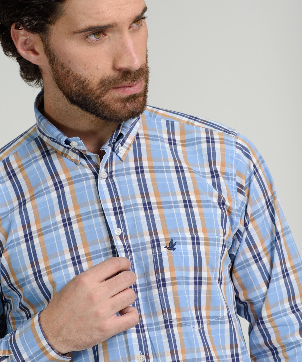Camisa Brighton Checks Pocket