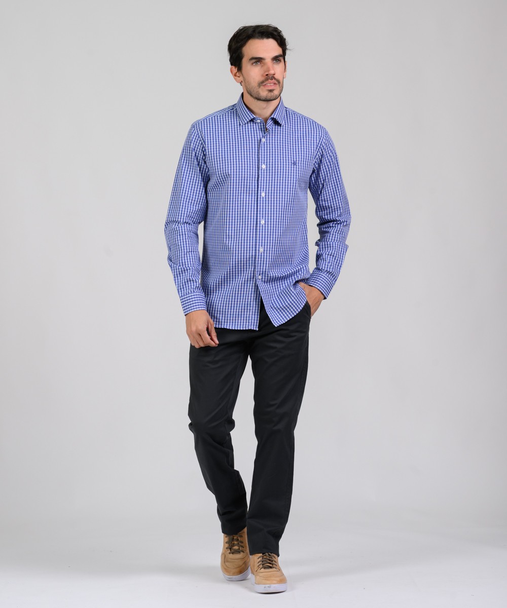 Camisa Milano Checks Slim Fit