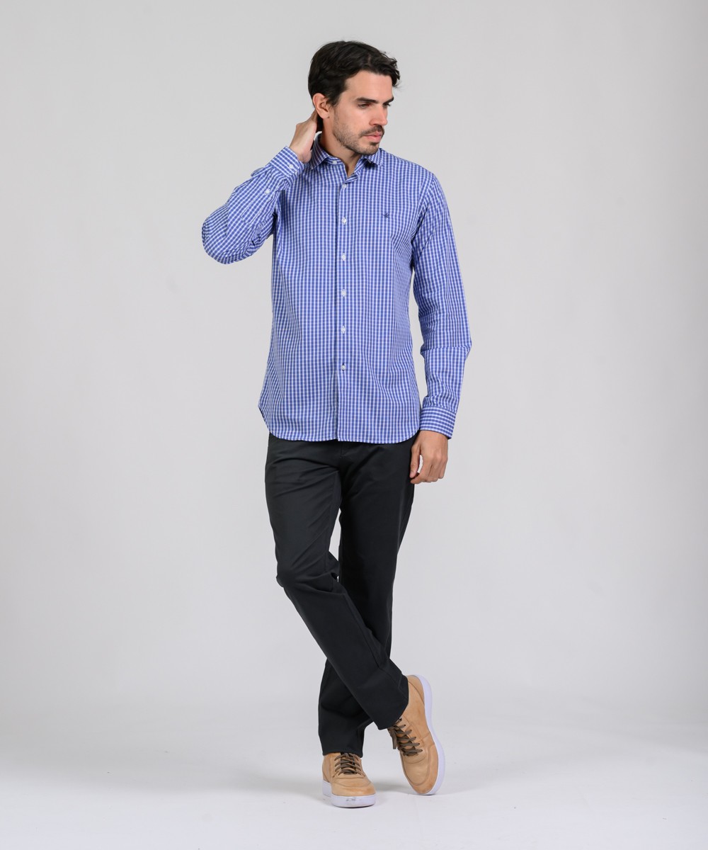 Camisa Milano Checks Slim Fit