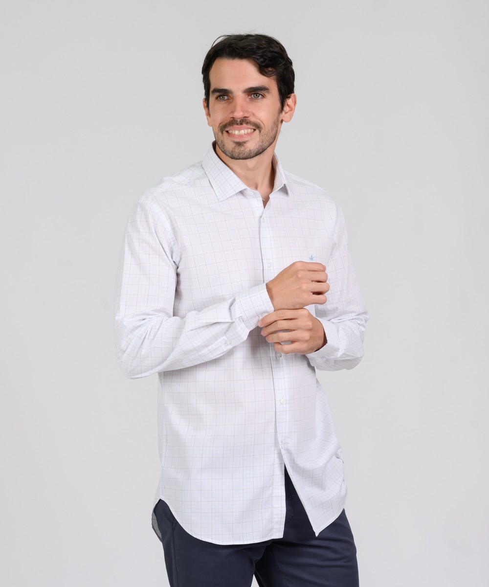 Camisa Milano Checks Slim Fit