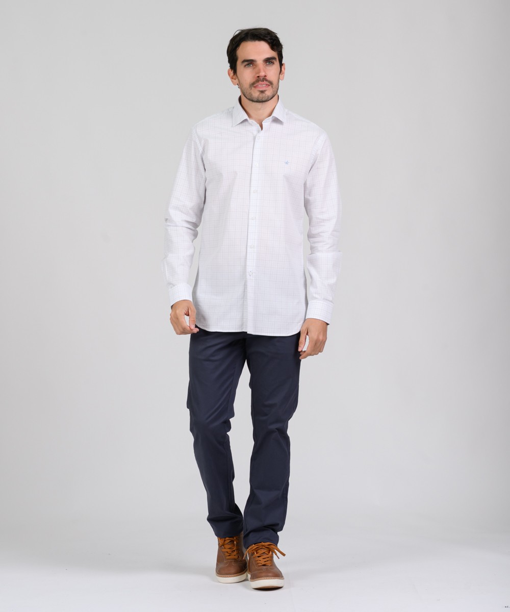 Camisa Milano Checks Slim Fit