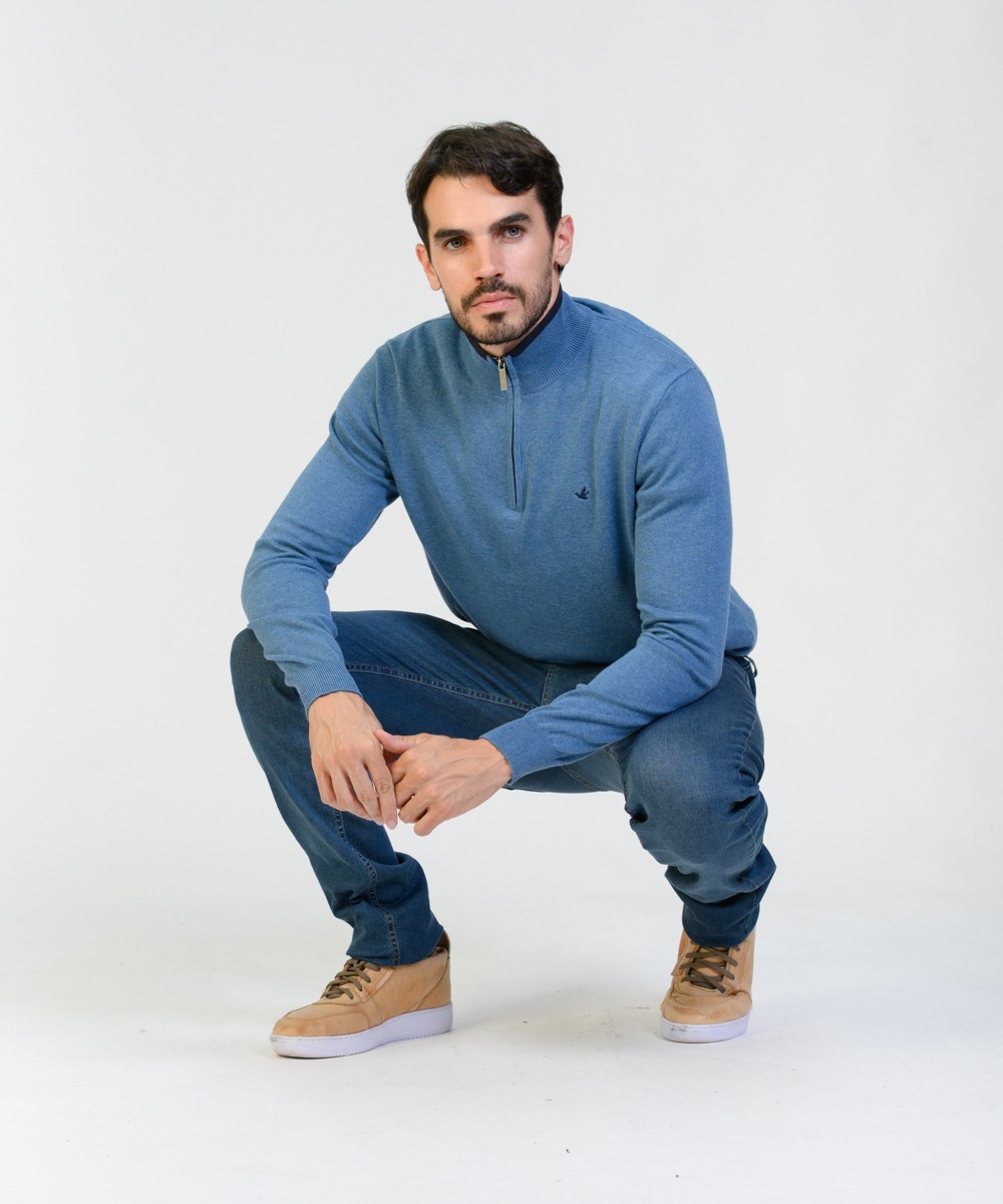 Sweater Half Zipper Milan