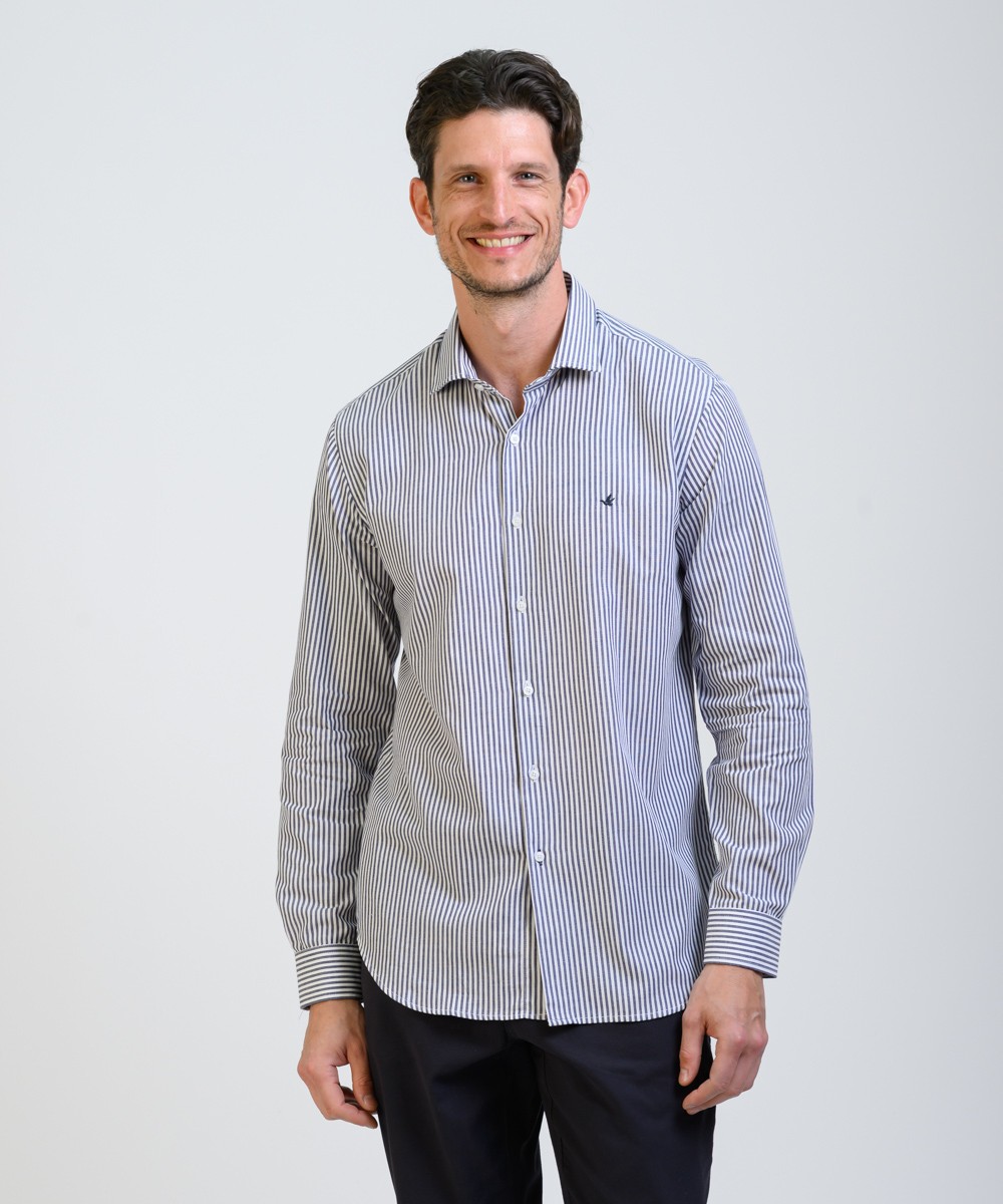 Camisa Milano Stripes Slim Fit