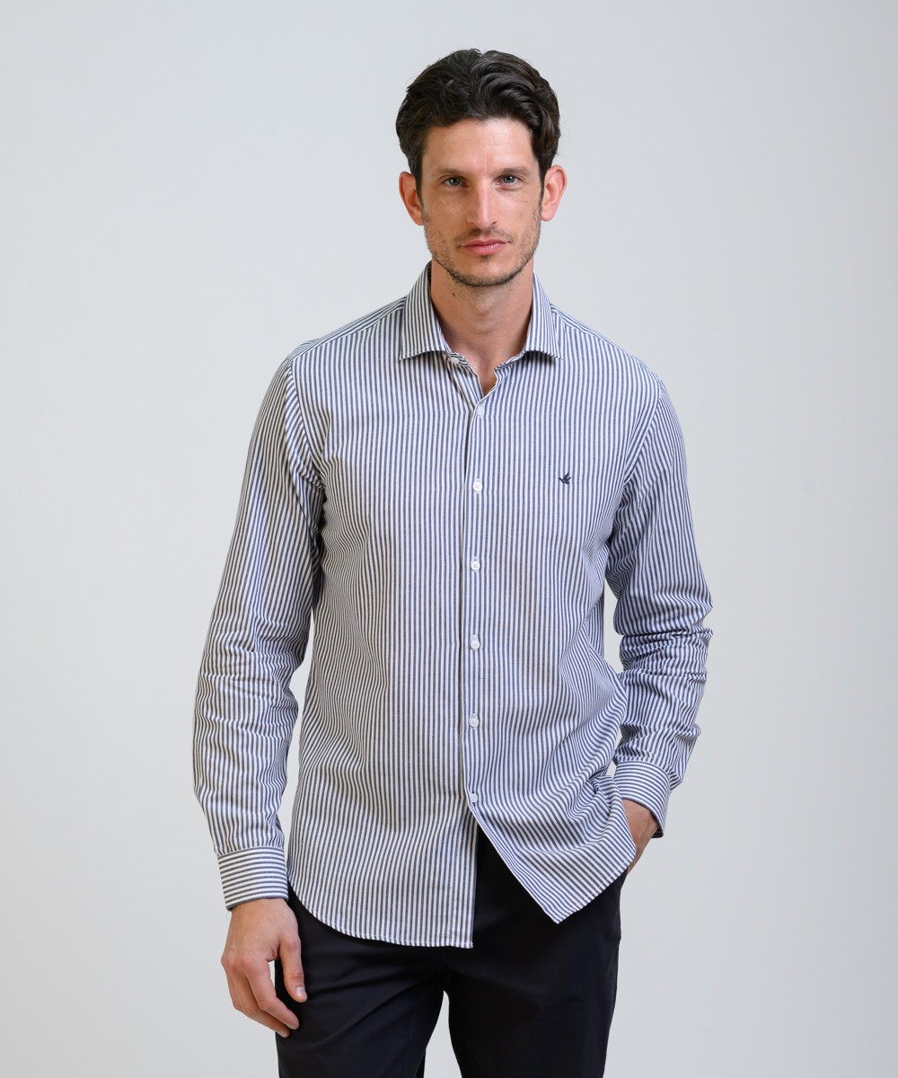 Camisa Milano Stripes Slim Fit