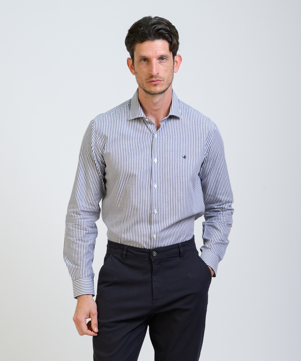Camisa Milano Stripes Slim Fit