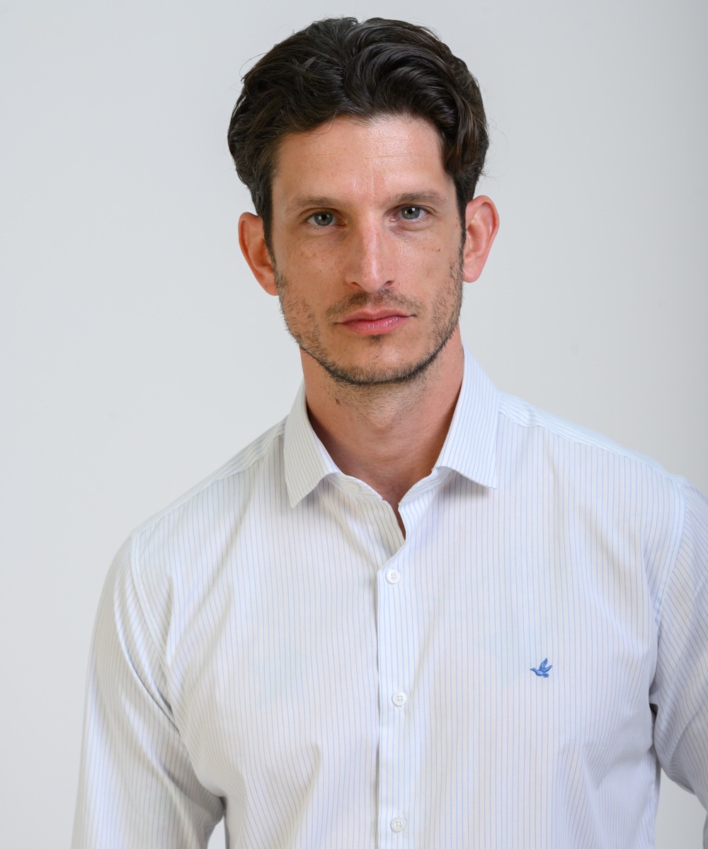 Camisa Milano Stripes Slim Fit