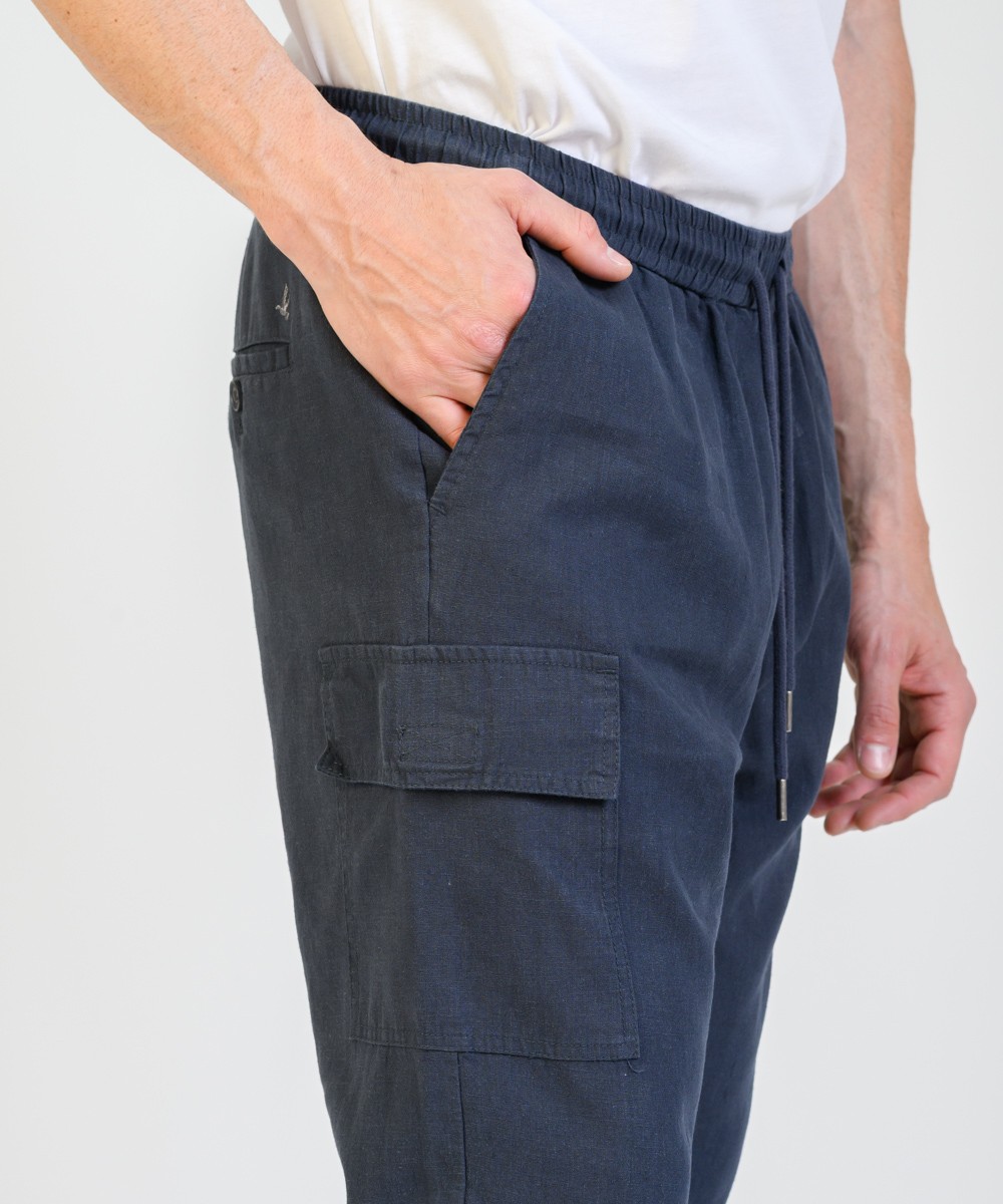 Pantalon Lino Reese Cargo