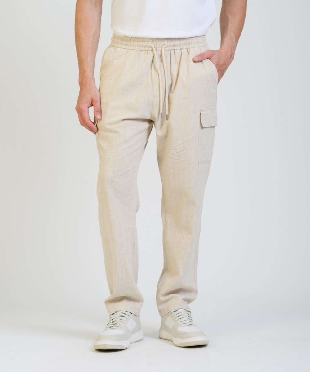 Pantalon Lino Reese Cargo