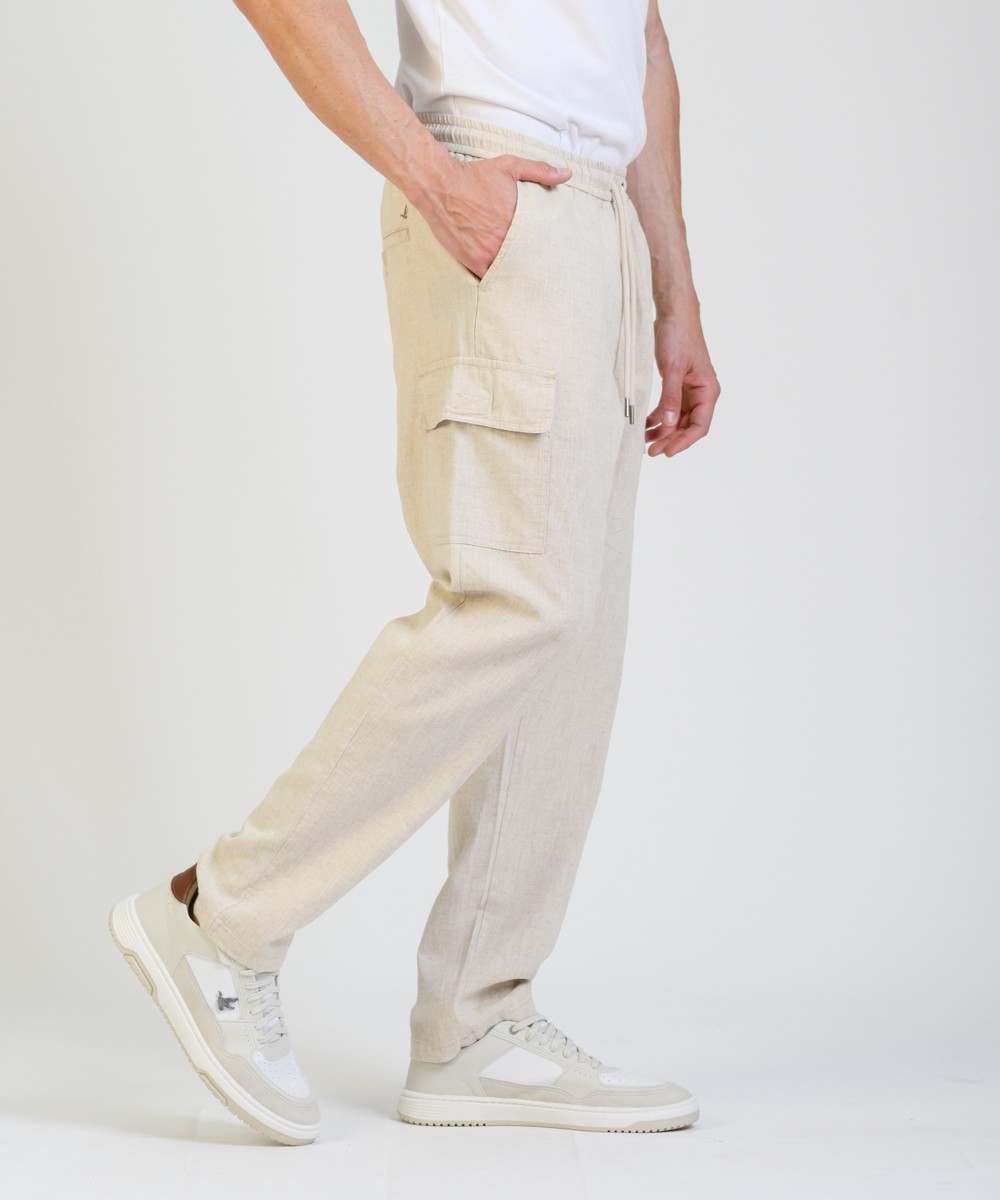 Pantalon Lino Reese Cargo
