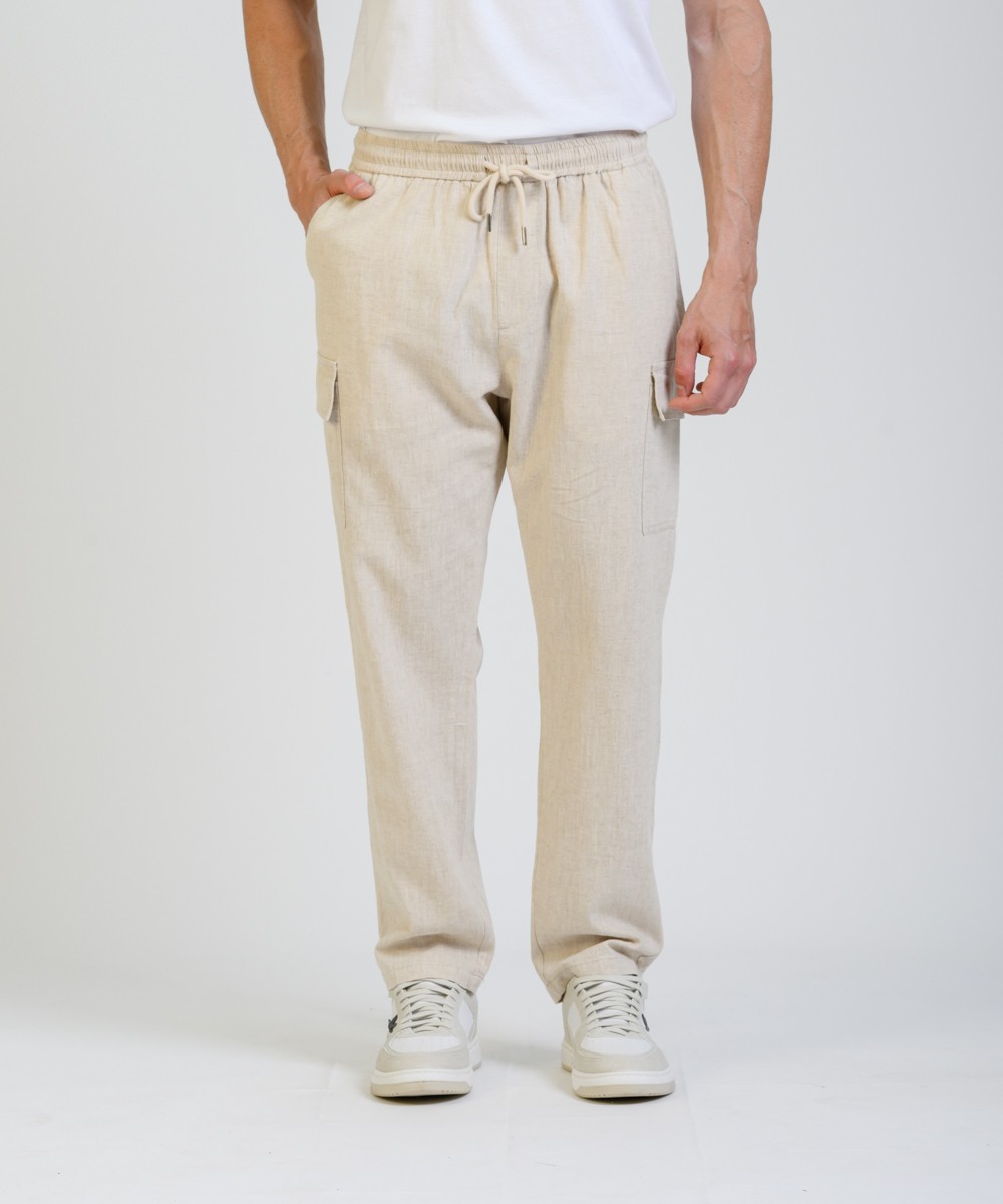 Pantalon Lino Reese Cargo