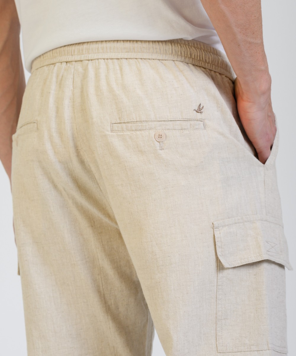 Pantalon Lino Reese Cargo