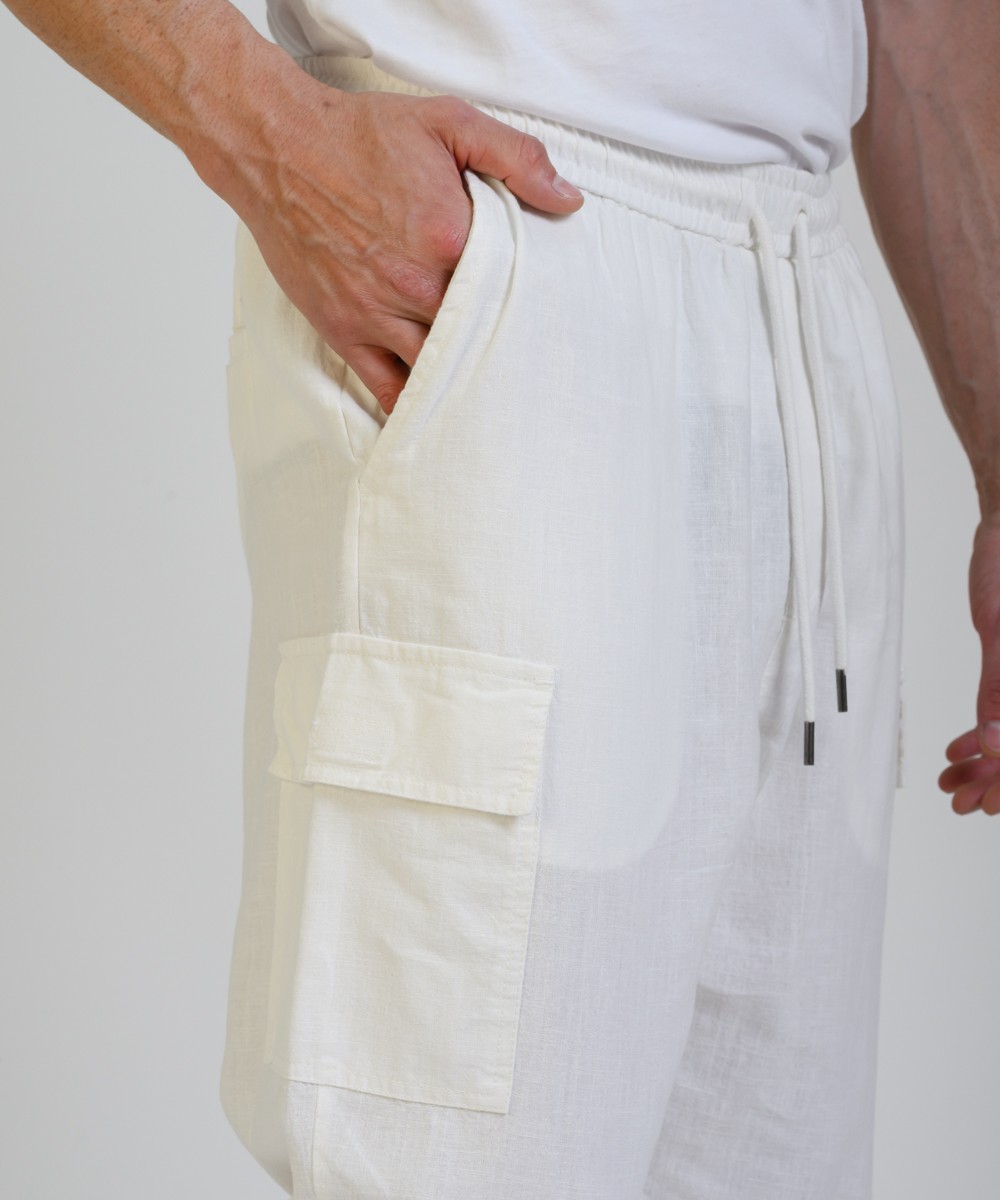 Pantalon Lino Reese Cargo
