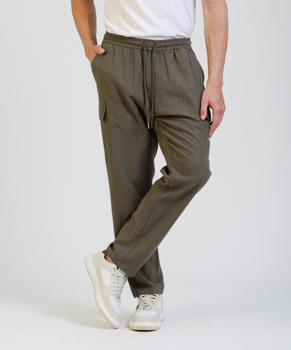 Pantalon Lino Reese Cargo
