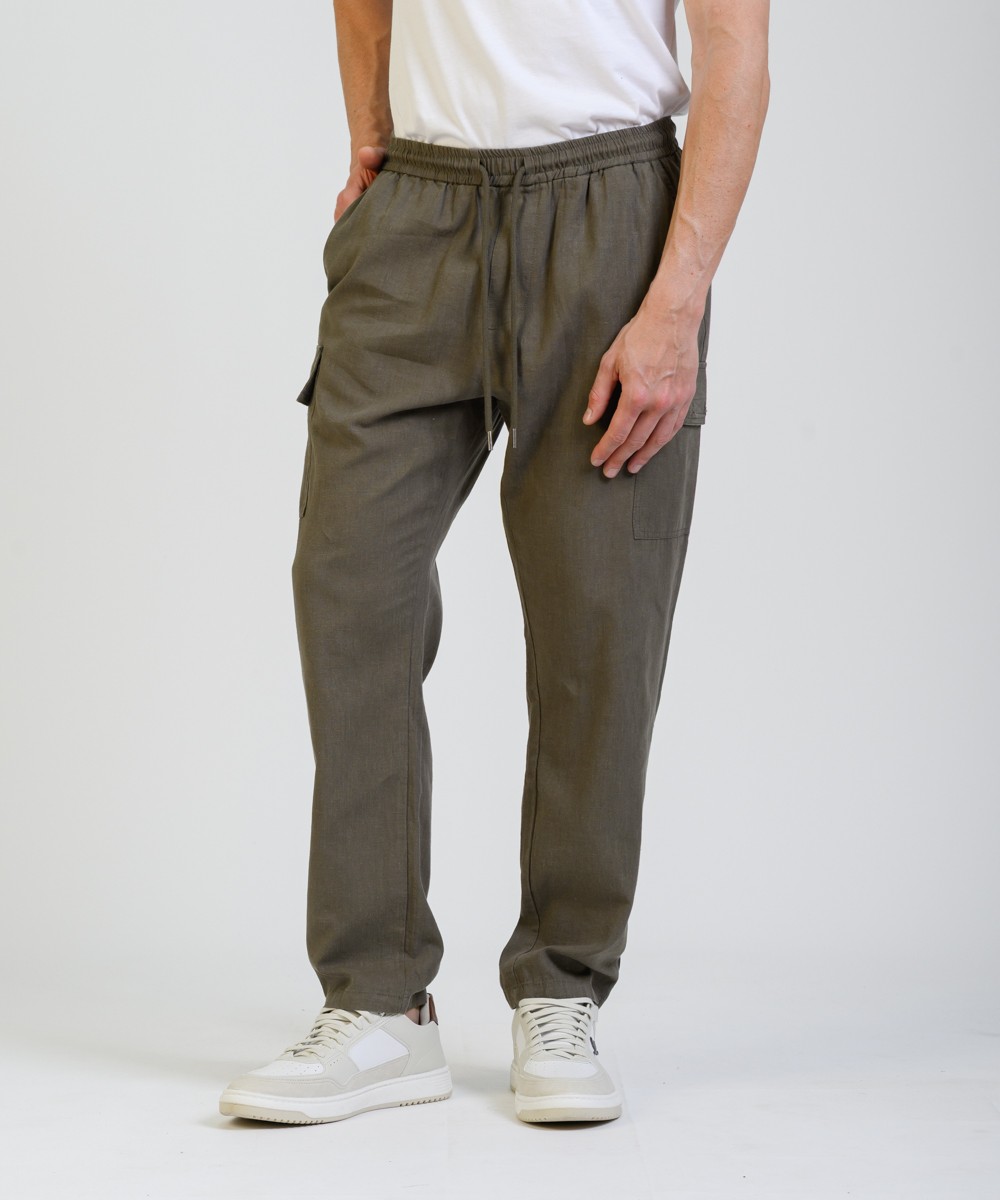 Pantalon Lino Reese Cargo