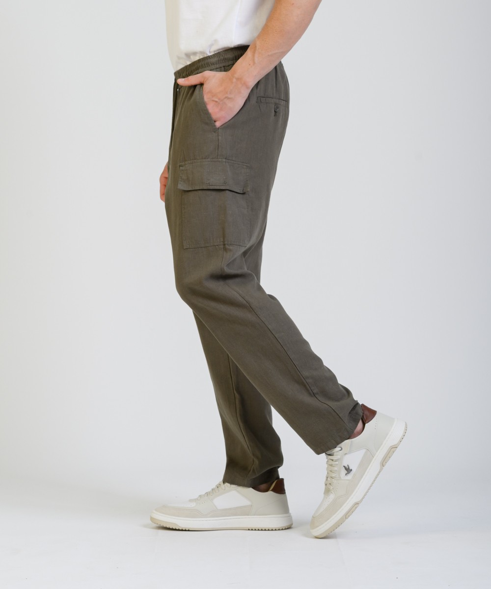 Pantalon Lino Reese Cargo
