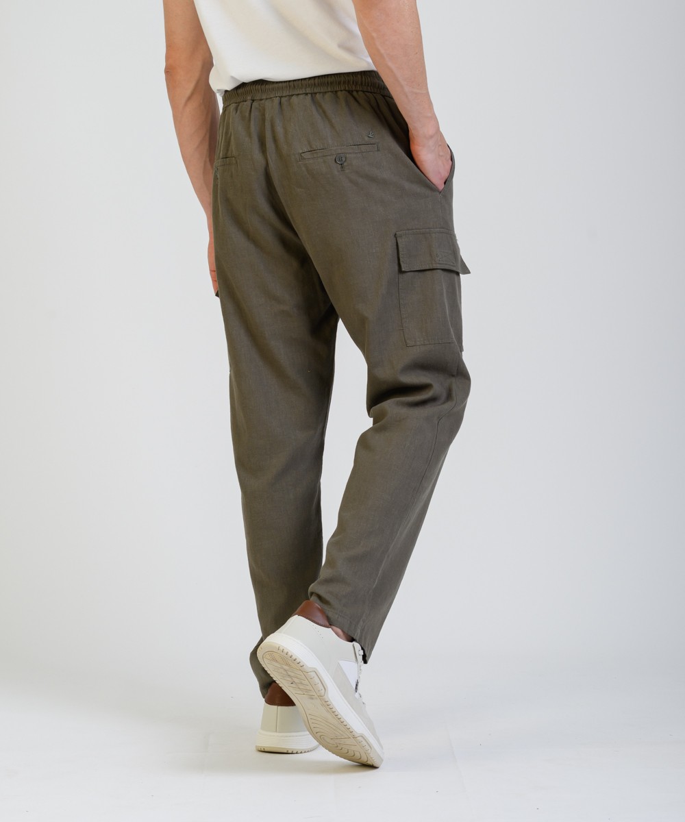 Pantalon Lino Reese Cargo