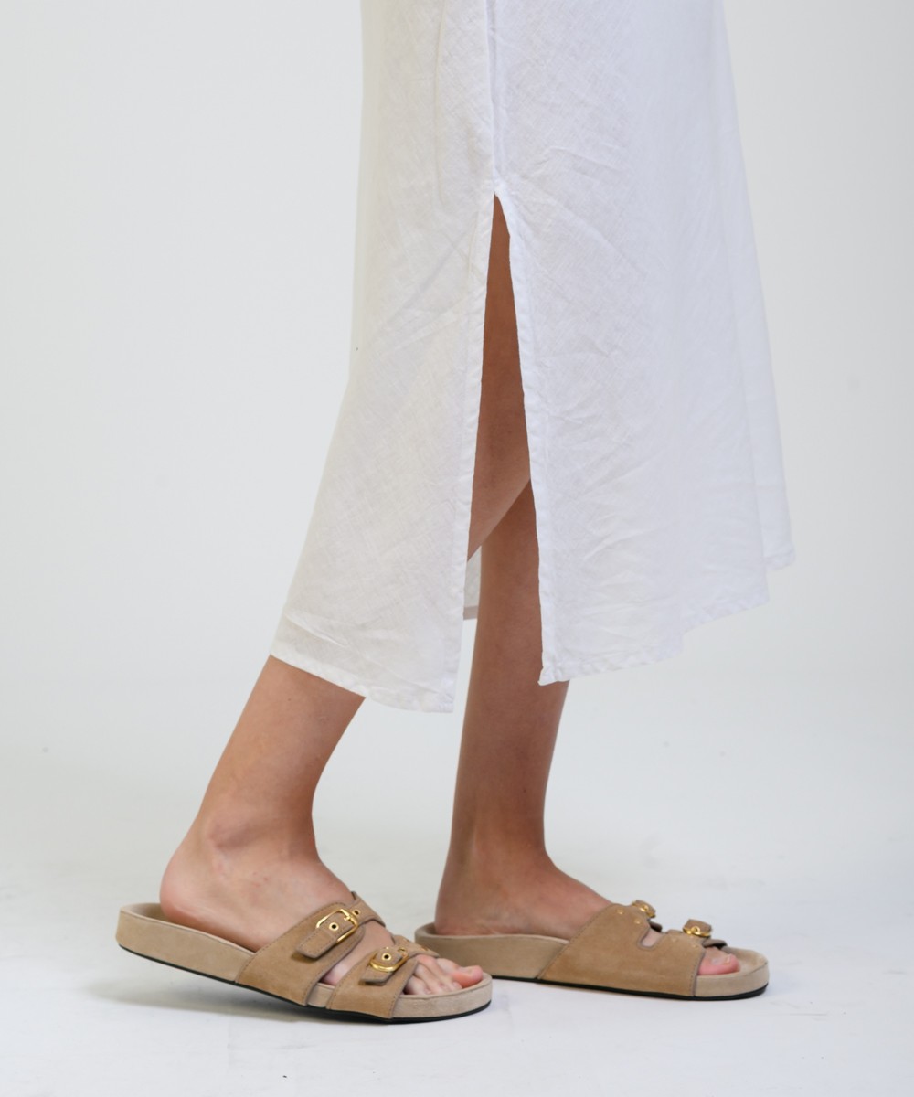 Vestido Lino Scarlett