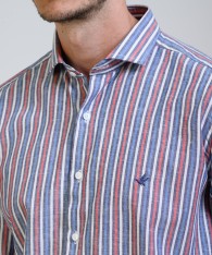 Camisa Milano Stripe Lino