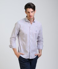Camisa Milano Stripe Lino