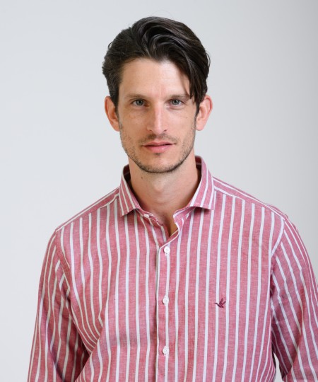 Camisa Milano Stripe Lino 2