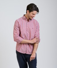 Camisa Milano Stripe Lino