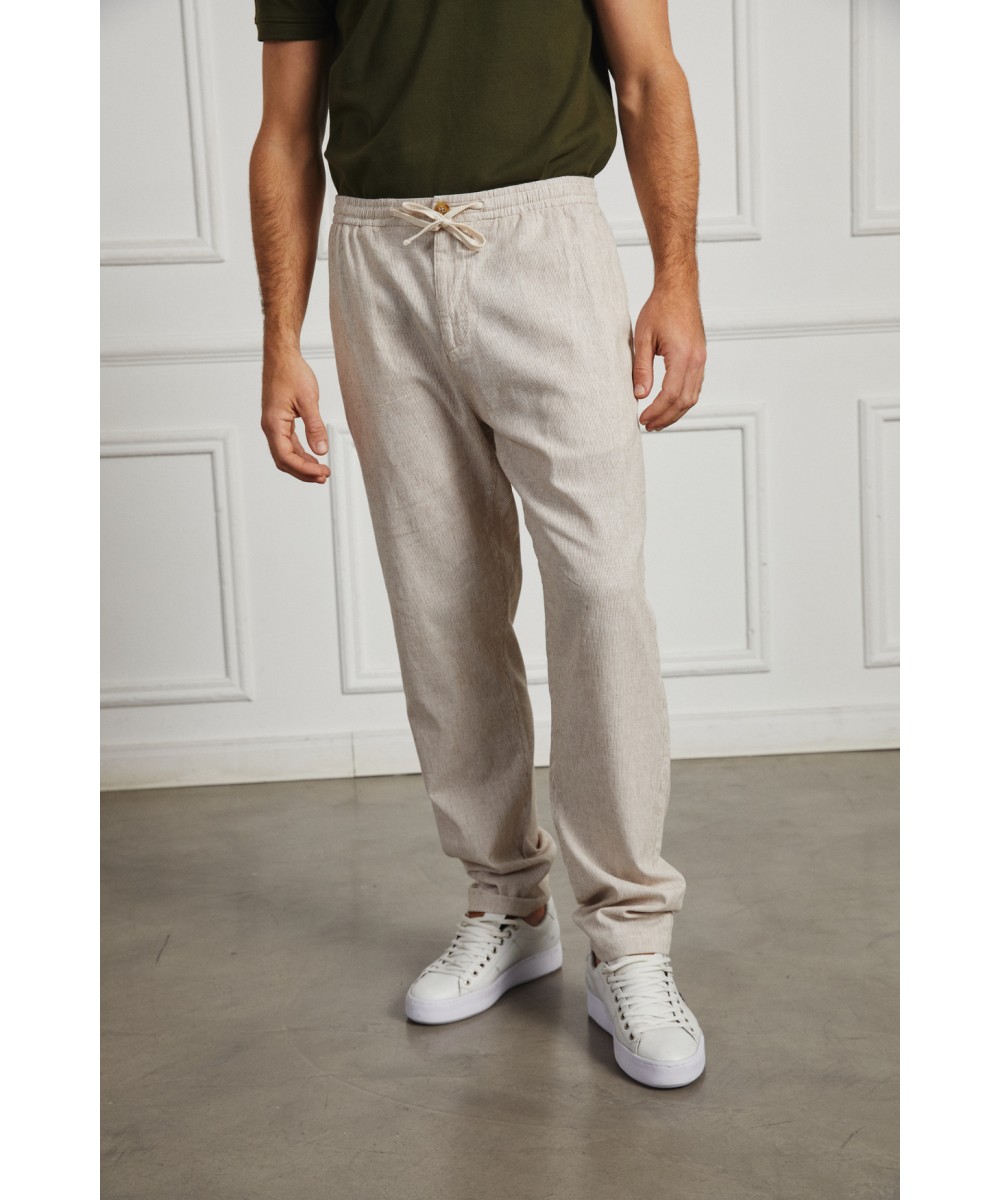 Pantalon Lino Stripes