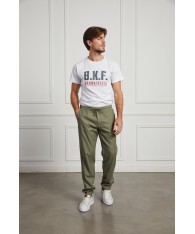 Pantalon Lino Herringbone