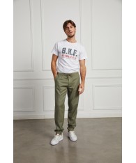 Pantalon Lino Herringbone