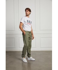 Pantalon Lino Herringbone