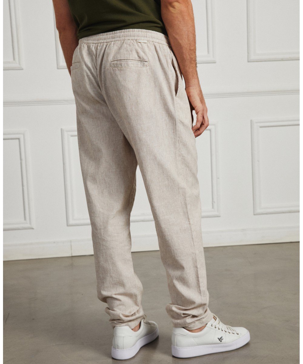 Pantalon Lino Stripes