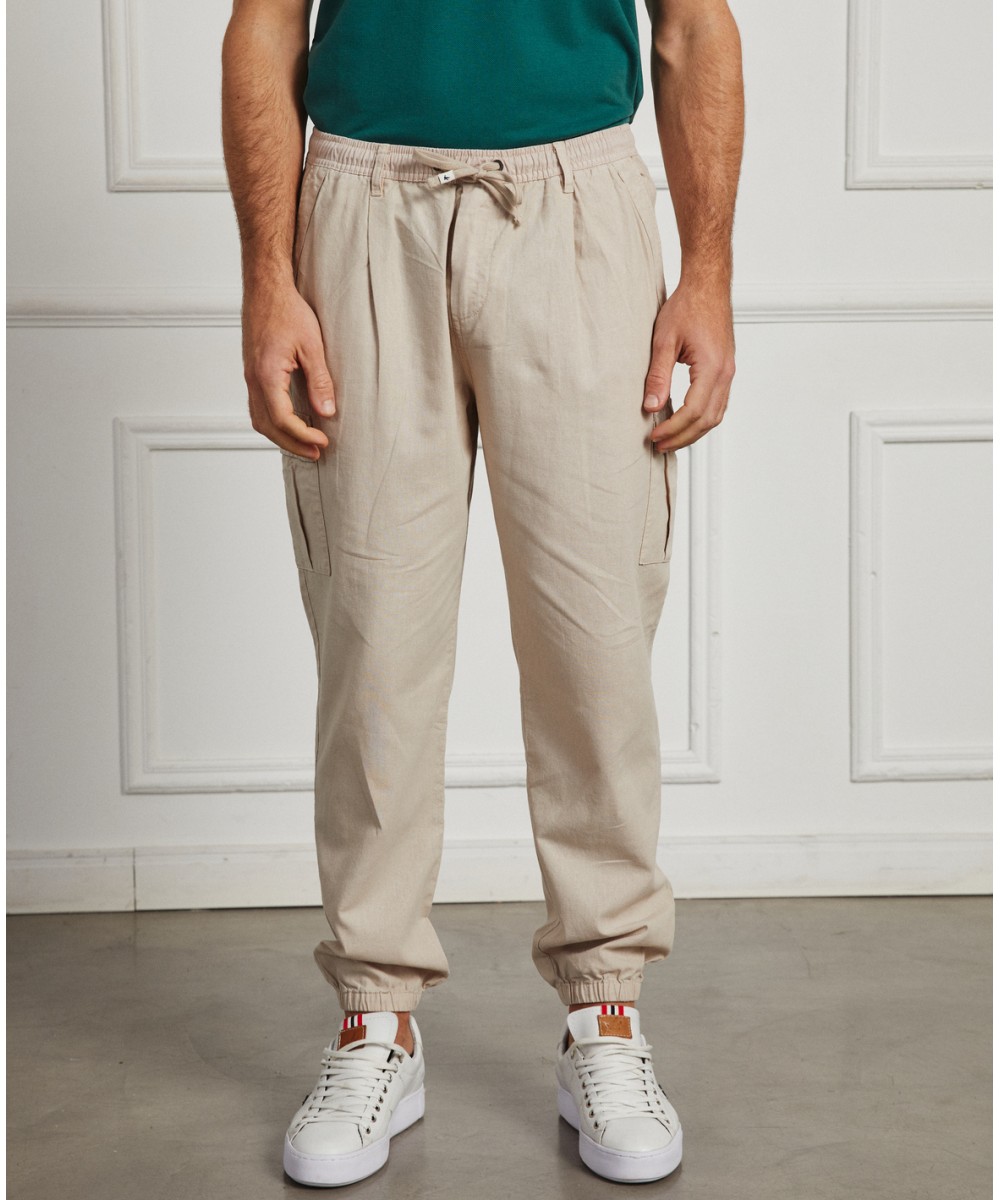 Pantalon Lino Cargo