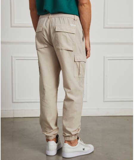 Pantalon Lino Cargo 2