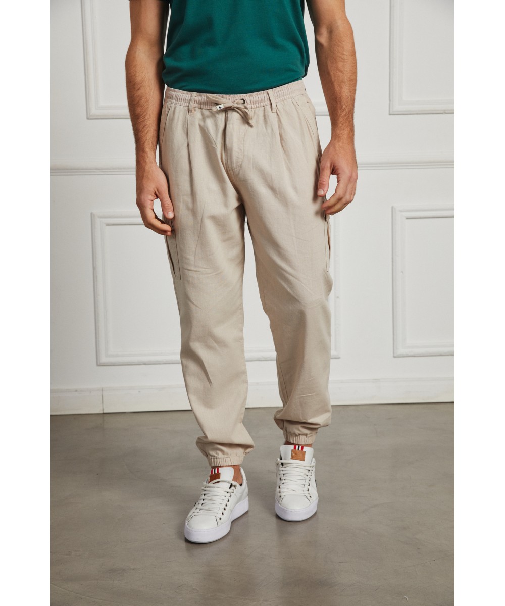 Pantalon Lino Cargo