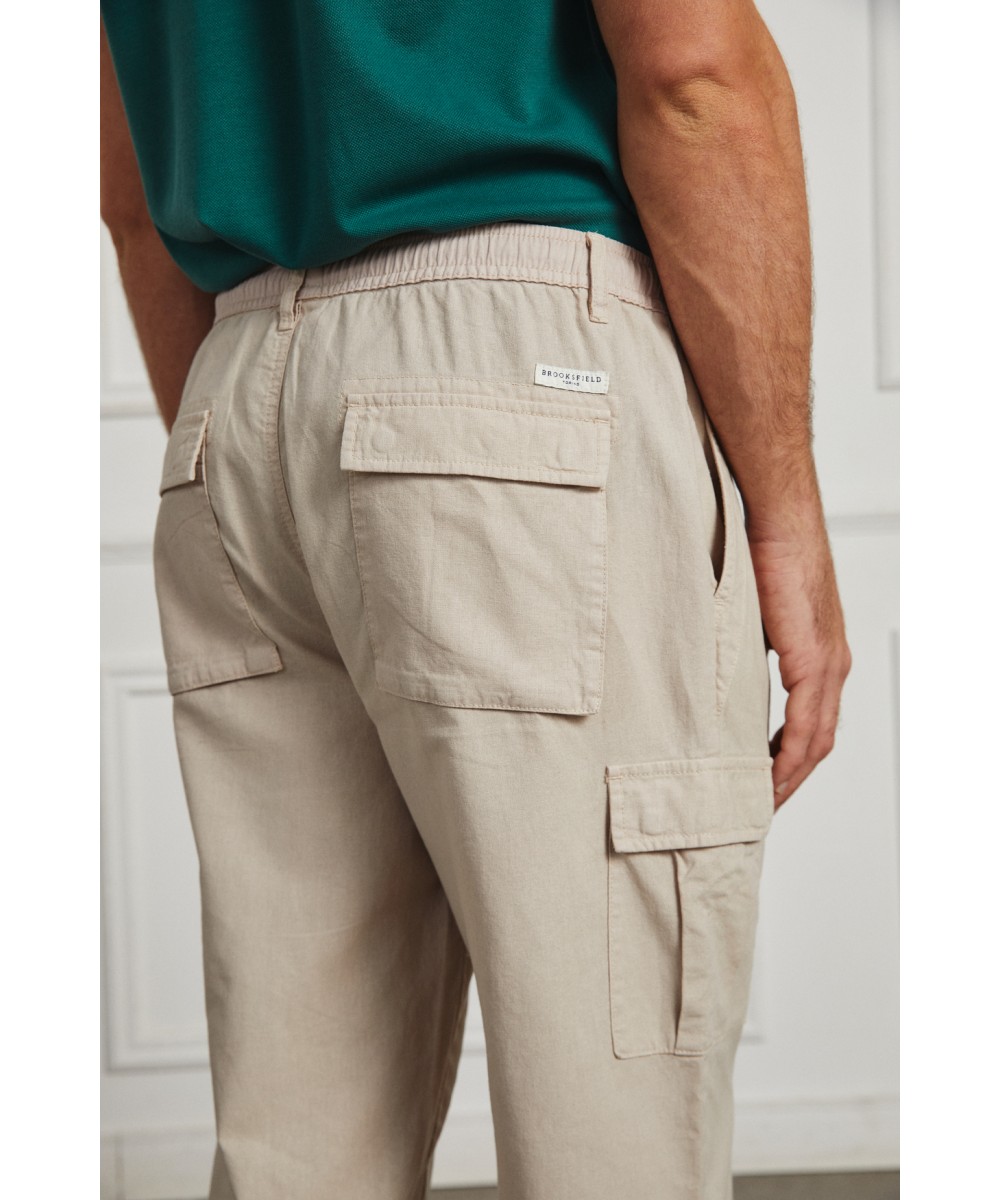 Pantalon Lino Cargo