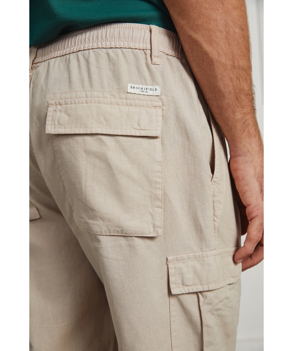 Pantalon Lino Cargo