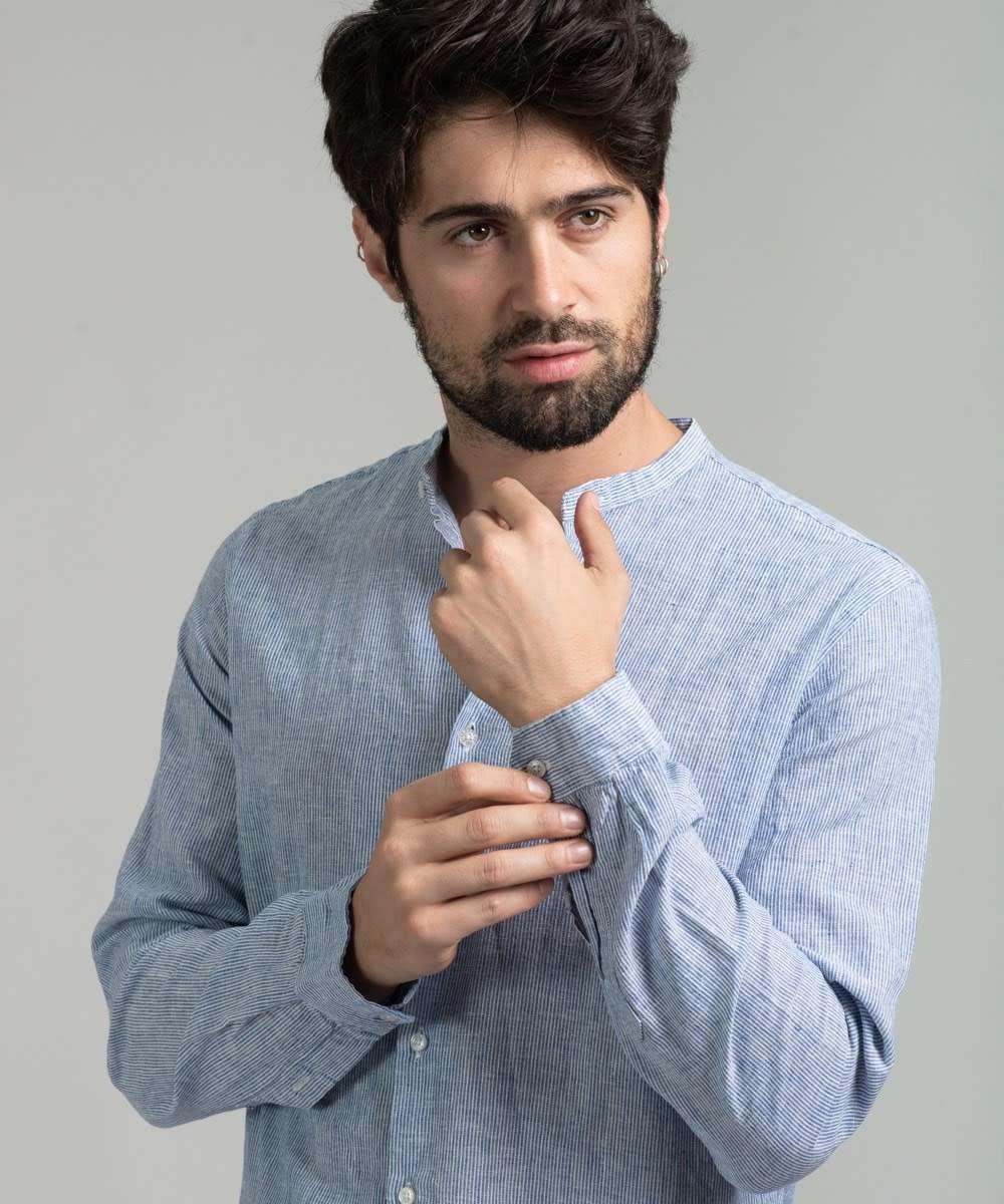 Camisa Mao Stripes Linen