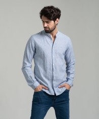 Camisa Mao Lino Striped