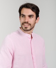 Camisa Mao Lino Striped