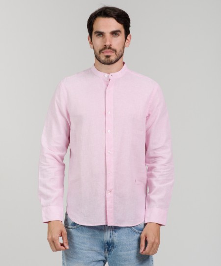 Camisa Mao Lino Striped