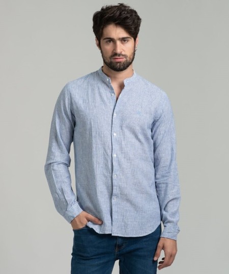 Camisa Mao Lino Striped