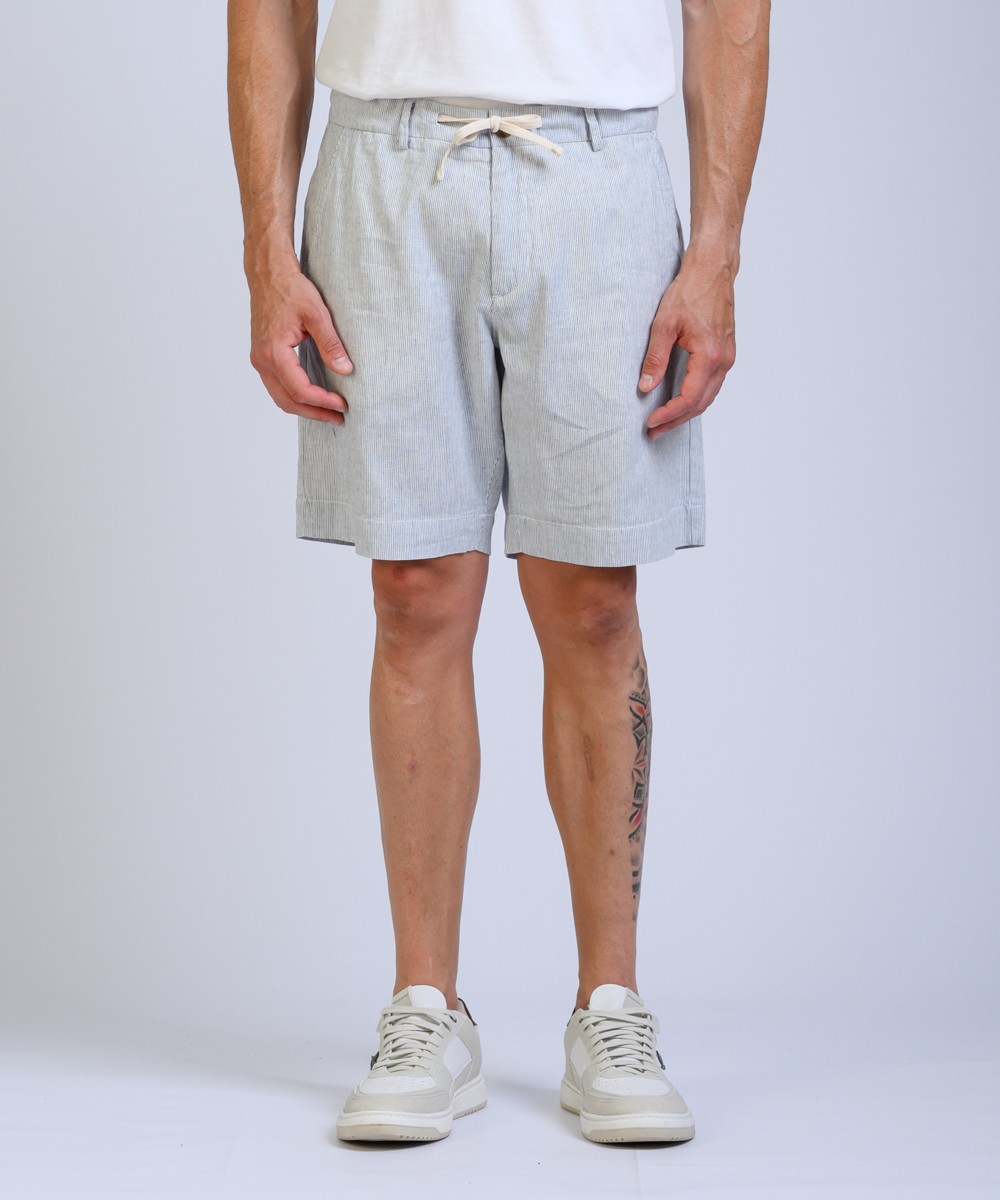 Bermuda Lino Stripe