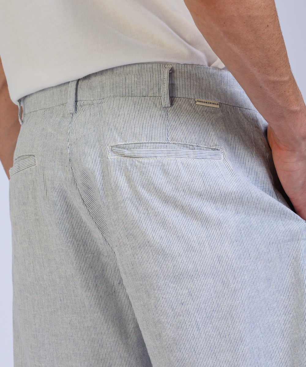 Bermuda Lino Stripe