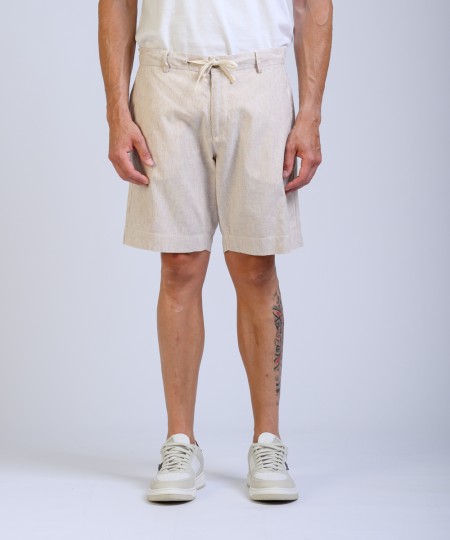 Bermuda Lino Stripe