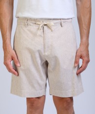 Bermuda Lino Stripe