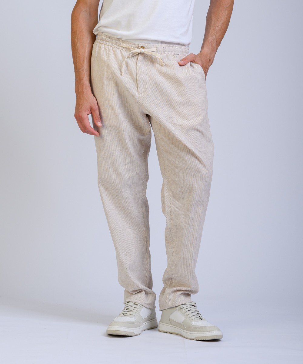 Pantalon Lino Stripes