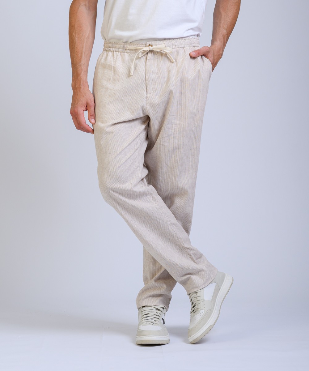 Pantalon Lino Stripes