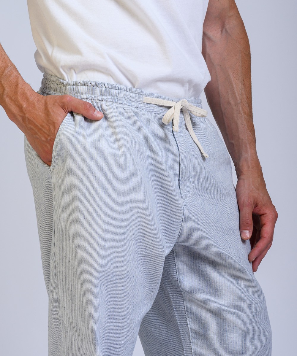Pantalon Lino Stripes