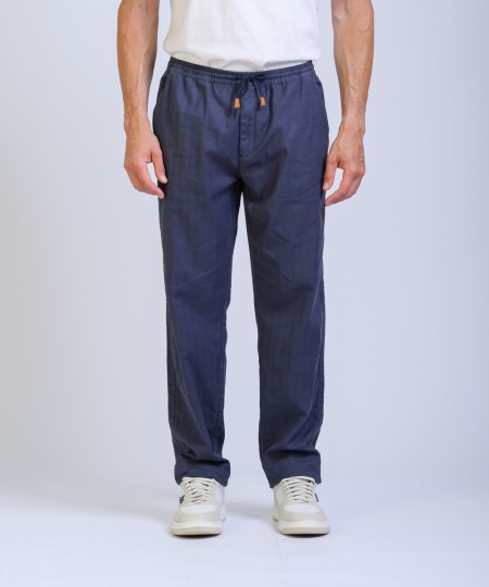 Pantalon Lino Herringbone