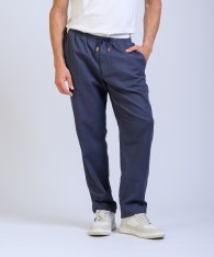 Pantalon Lino Herringbone
