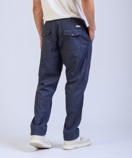Pantalon Lino Herringbone 2